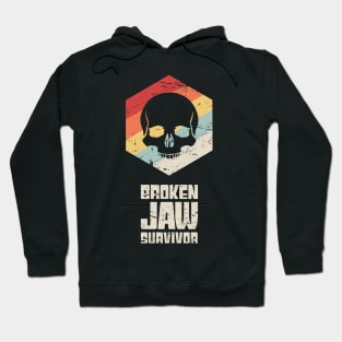 Funny Broken Jaw Get Well Soon Gift Hoodie